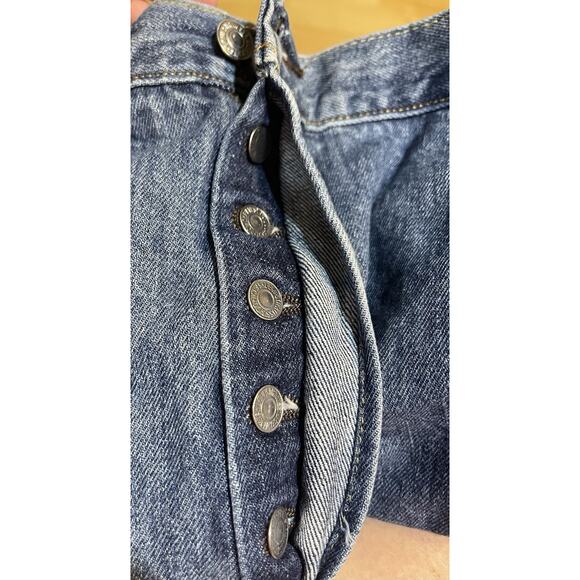 Mens Levi Jeans Button Fly Size 54X30 - Picture 5 of 5